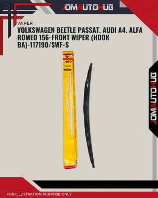 Front Wiper (Hook BA)-Volkswagen Beetle Passat. Audi A4. Alfa Romeo 156-21Inch-117190SWF-S