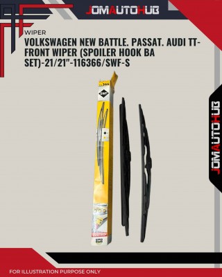 Front Wiper (Spoiler Hook BA Set)-Volkswagen New Battle. Passat. Audi TT-21/21inch-116366/SWF-S