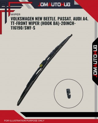 Front Wiper (Hook BA)-Volkswagen New Beetle. Passat. Audi A4. TT-20 Inch-116190SWF-S
