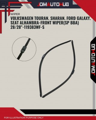 Front Wiper (SP BBA)-Volkswagen Touran. Sharan. Ford Galaxy. Seat Alhambra-28/28inch-119383/SWF-S