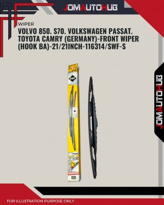 Front Wiper (Hook BA)-Volvo 850. S70. Volkswagen Passat. Toyota Camry (Germany)-21/21 Inch-116314SWF-S