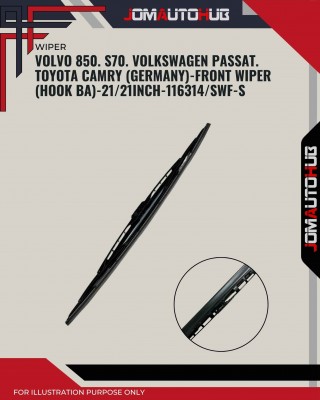 Front Wiper (Hook BA)-Volvo 850. S70. Volkswagen Passat. Toyota Camry (Germany)-21/21 Inch-116314SWF-S