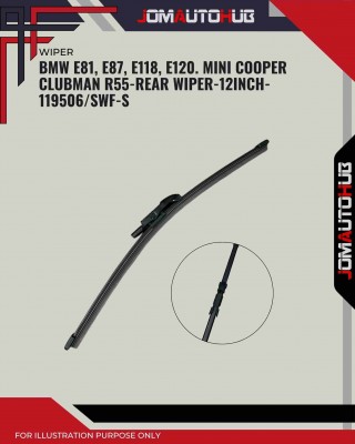 Rear Wiper-BMW E81, E87, E118, E120. Mini Cooper Clubman R55-12inch-116506/SWF-S