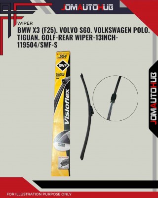 Rear Wiper-BMW X3(F25). Volvo S60. Volkswagen Polo. Tiguan. Golf-13inch-116504/SWF-S