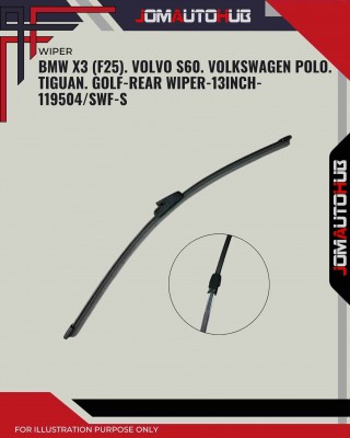 Rear Wiper-BMW X3(F25). Volvo S60. Volkswagen Polo. Tiguan. Golf-13inch-116504/SWF-S