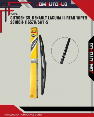 Rear Wiper-Citroen C5. Renault Laguna II-20inch-116570/SWF-S