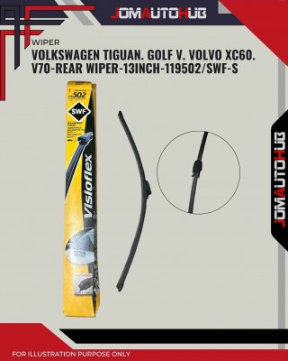 Rear Wiper-Volkswagen Tiguan. Golf V. Volvo XC60. V70-13inch-116502/SWF-S
