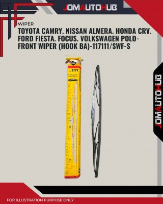 Front Wiper (Hook BA)-Toyota Camry. Nissan Almera. Honda CRV. Ford Fiesta. Focus. Volkswagen Polo-19Inch-117111SWF-S